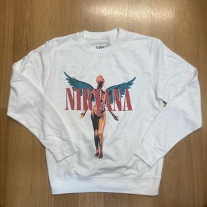 Mens White Sweatshirt